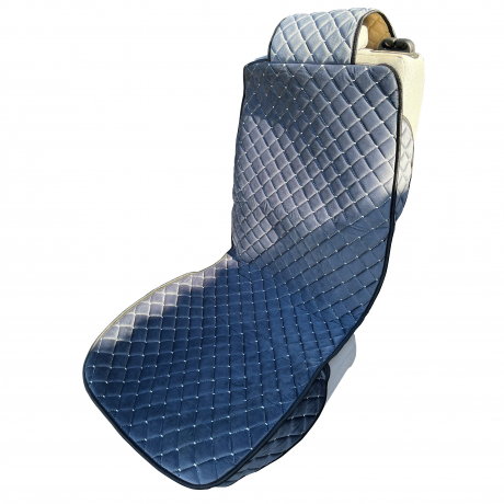  RED Комплект накидок сиденья велюр ПЕРЕД ромб темно-серый/белая строчка RCNV16 с доставкой Краснодар, Краснодарский край