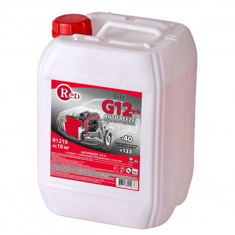  RED Антифриз, готовый к применению G12 КРАСНЫЙ 10кг R1210 1/1шт