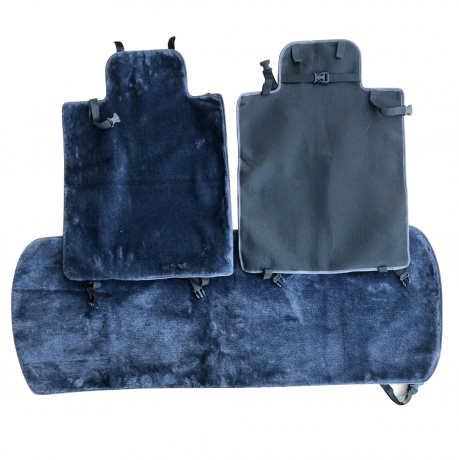  RED Комплект накидок сиденья иск.мех задняя пара серый RFurGB26 с доставкой Краснодар, Краснодарский край