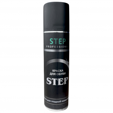 Краска для кожи черная STEP 330мл