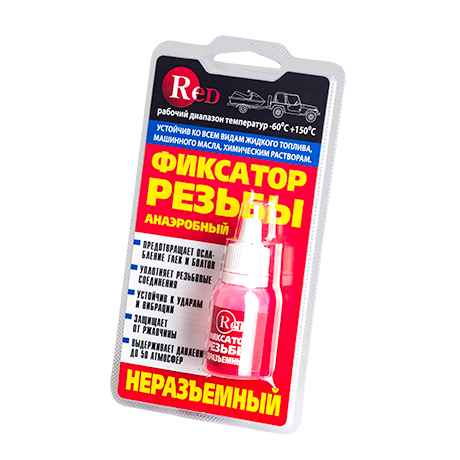RED R6602 Фиксатор резьбы неразъемный (красный) 6мл 1/60шт с доставкой Краснодар, Краснодарский край
