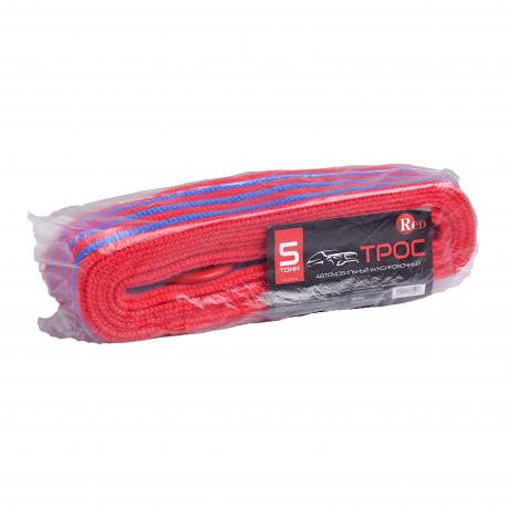  RED TB5 Трос буксировочный 5т 4,5м 1/50шт с доставкой Краснодар, Краснодарский край