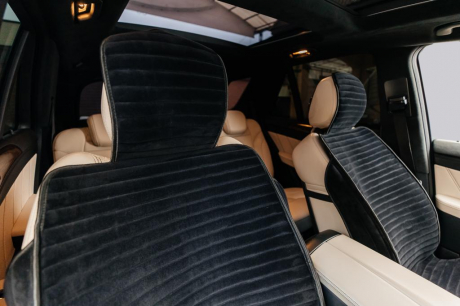  RED Комплект накидок сиденья велюр ПЕРЕД полоса черный RCNV13