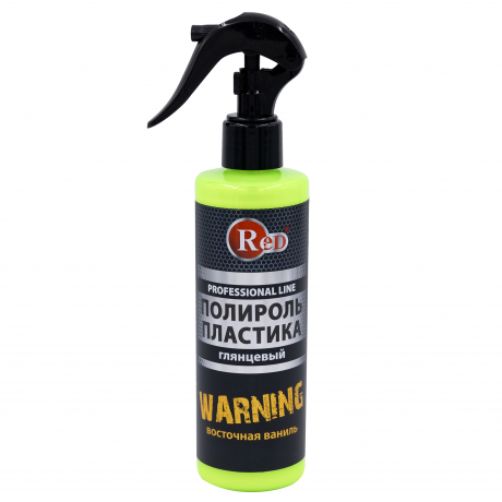  RED R4001 Полироль пластика глянцевый Warning (минитриггер) 250мл 1/35шт