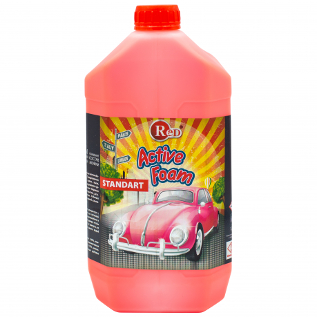  RED Активный шампунь для бесконтактной мойки STANDART 5л R15 1/4шт.