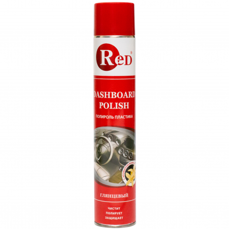  RED R4751 Полироль пластика глянцевый "Ваниль" (аэрозоль) 1л 1/12шт