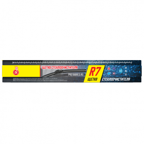  RED Щетка стеклоочистителя бескаркасная 19"-475мм R7-19-475